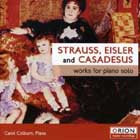Strauss, Eisler and Casadesus, Works for Piano