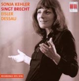 Sonja Kehler singt Brecht – Eisler – Dessau. Recordings 1972 – 1978