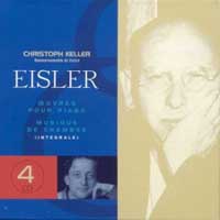 Eisler, Ouvres pour Piano / Musique de Chambre